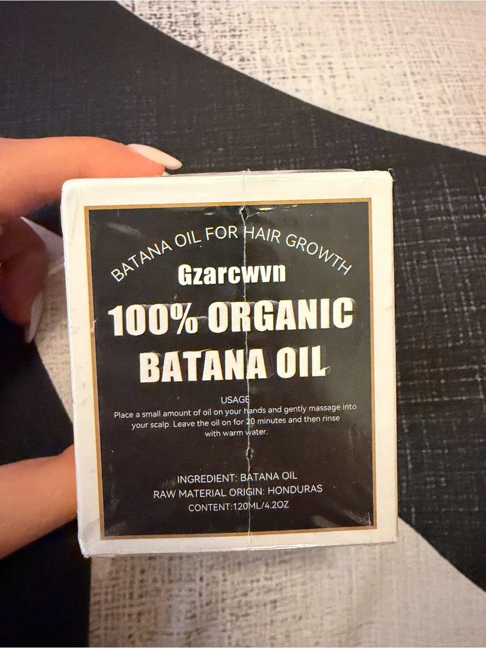 100% Organic Batana Oil - Black